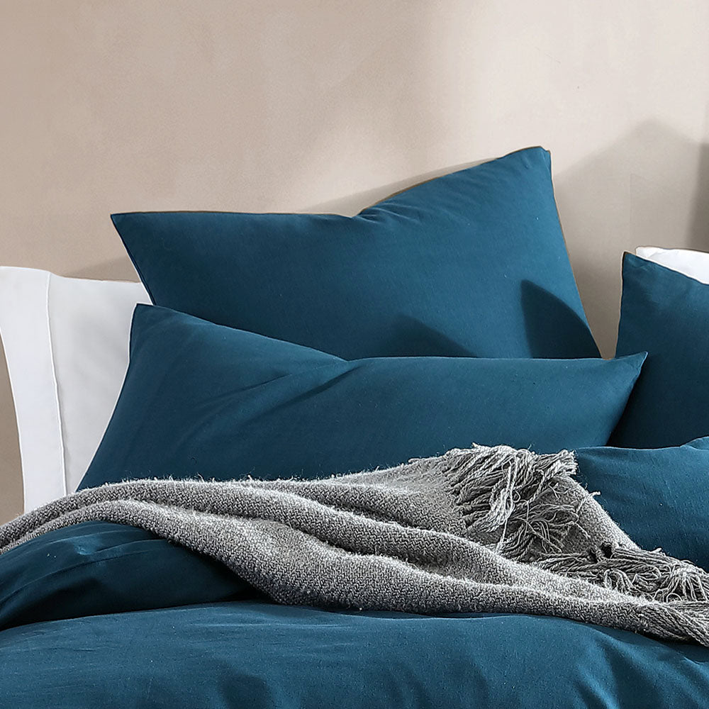 Serene Teal European Pillowcase