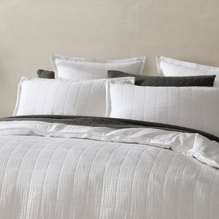 Sierra White Quilt Cover Set | Super King