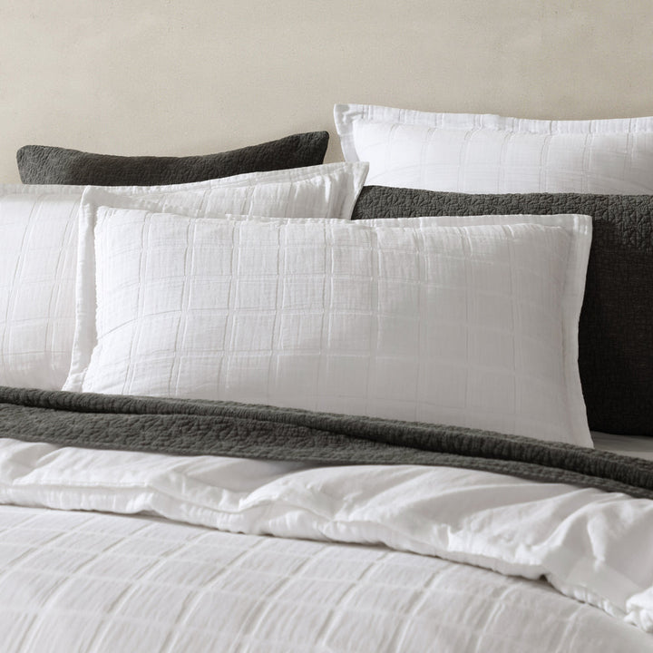 Sierra White Quilt Cover Set | Super King