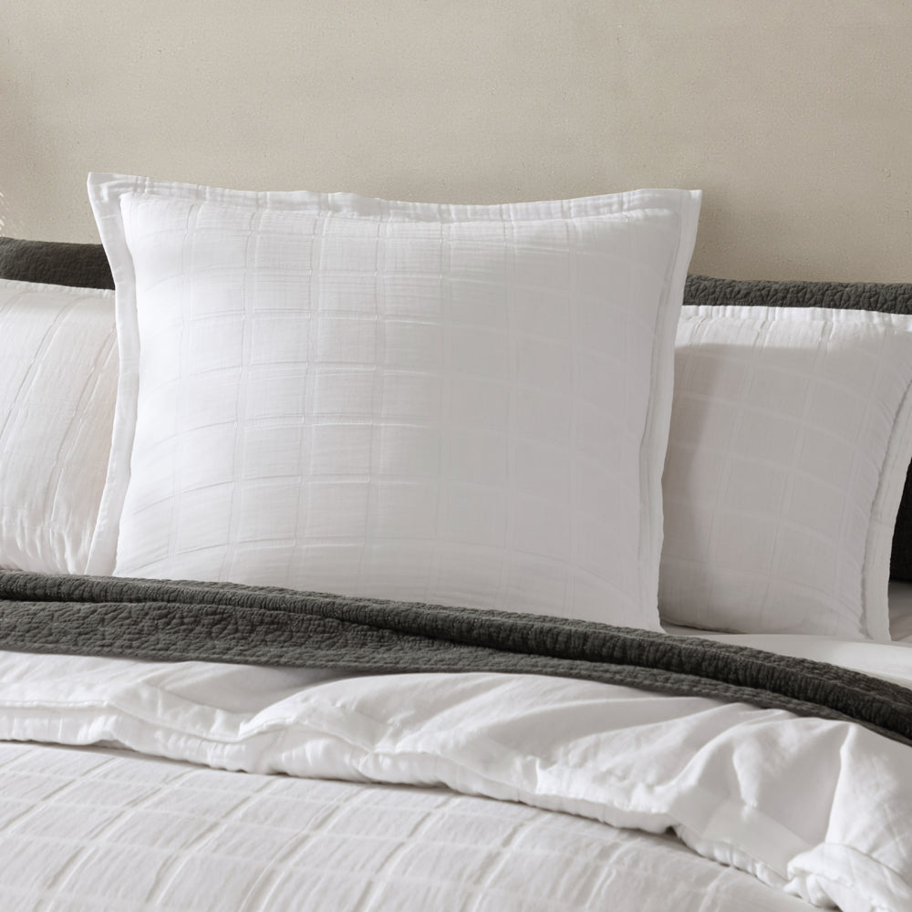 Sierra White Quilt Cover Set | Super King