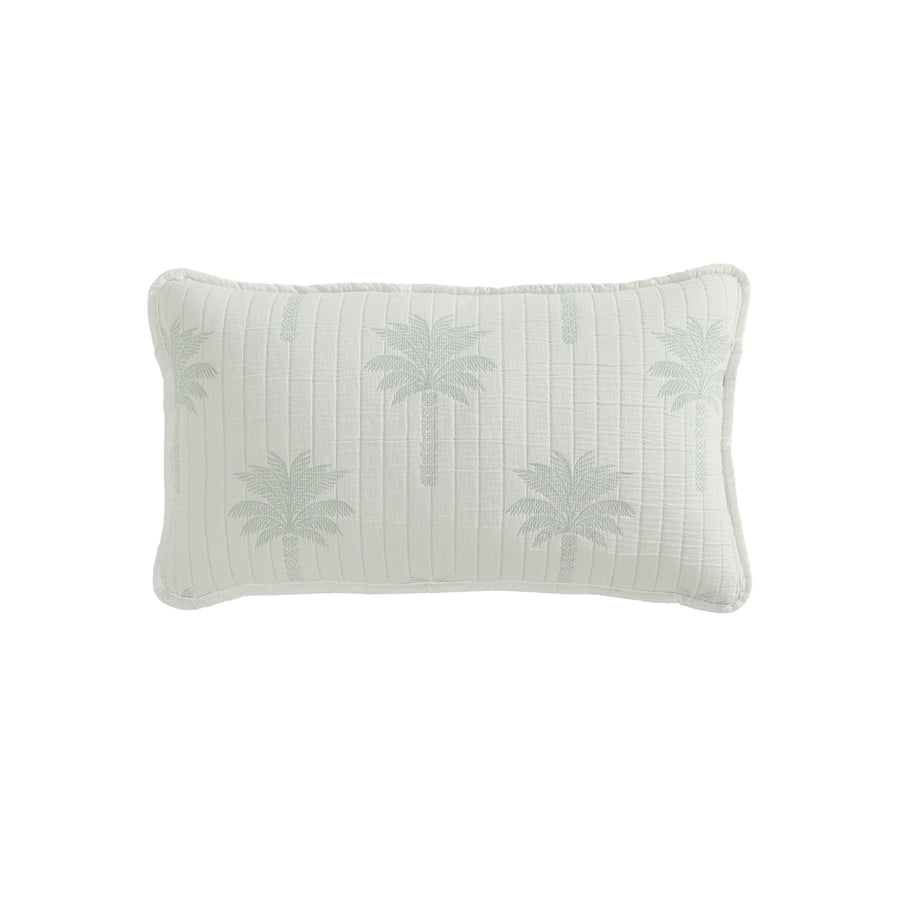 Logan and Mason Tahiti Sage Long Filled Cushion | My Linen