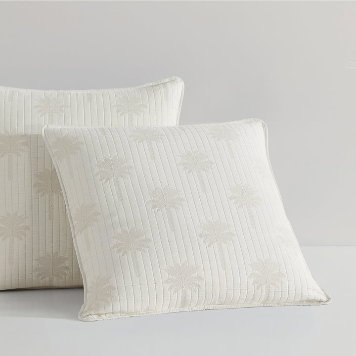 Logan and Mason Tahiti Stone European Pillowcase Lifestyle | My Linen