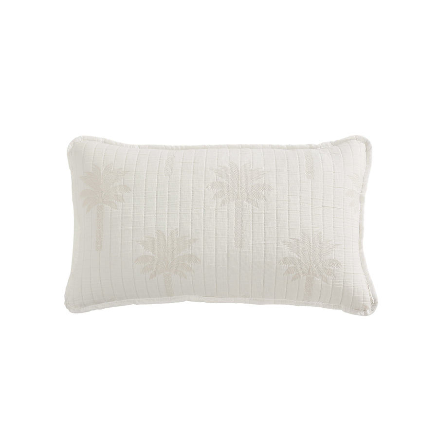 Logan and Mason Tahiti Stone Long Filled Cushion | My Linen