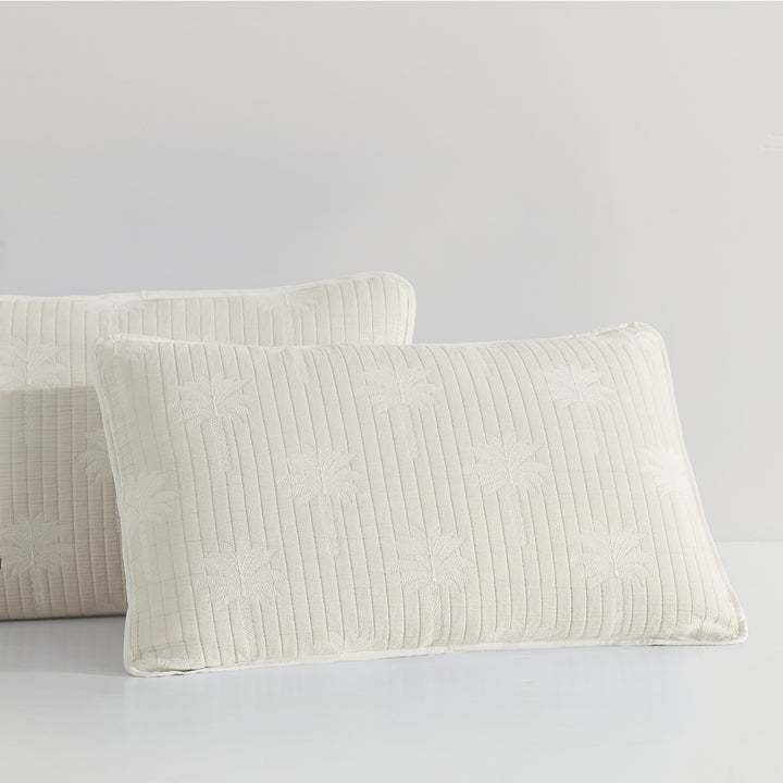 Logan and Mason Tahiti Stone Quilt Cover Set Pillow | My Linen