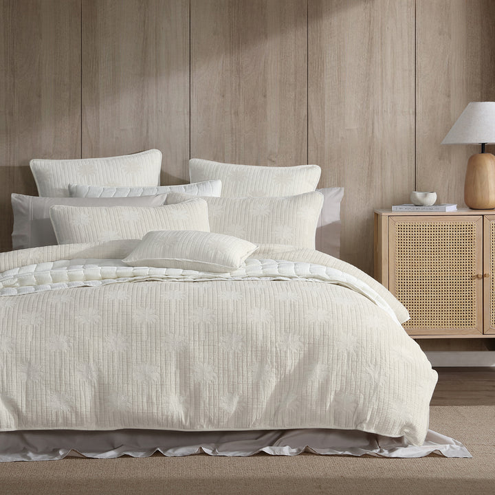 Logan and Mason Tahiti Stone Quilt Cover Set | My Linen