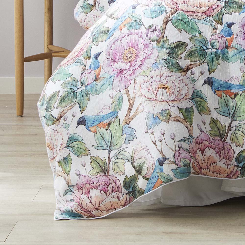 Tea Party Bloom Quilt Cover Set | Double Bed