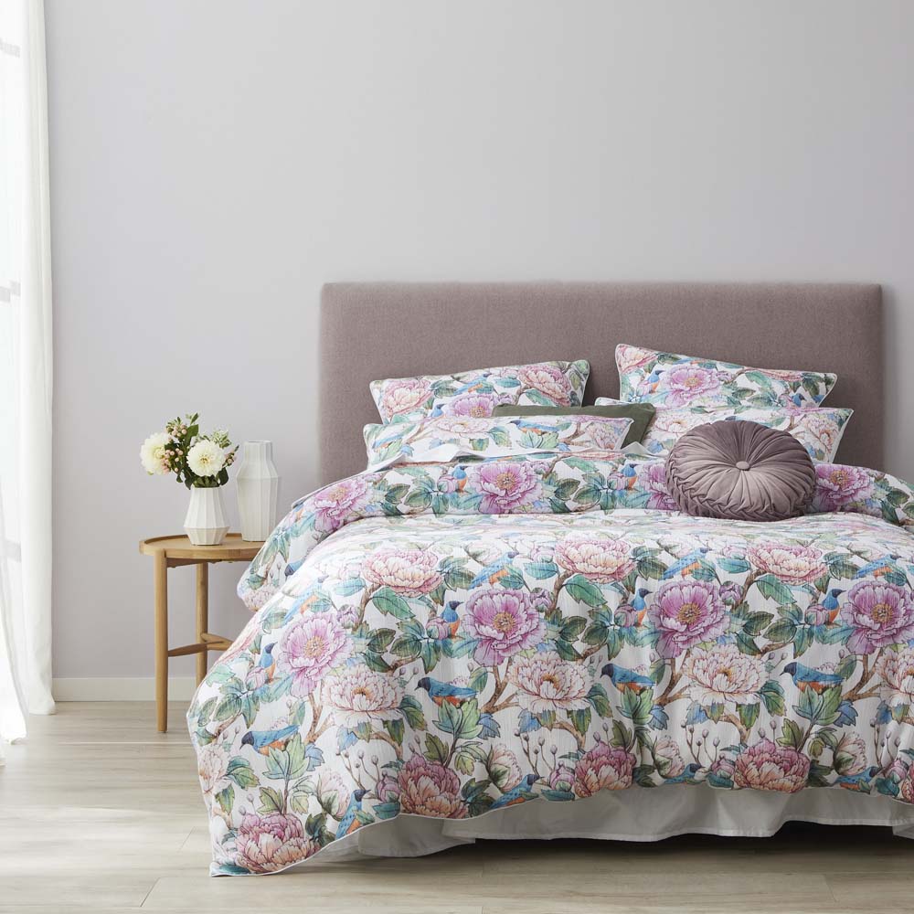 Tea Party Bloom Quilt Cover Set | Double Bed
