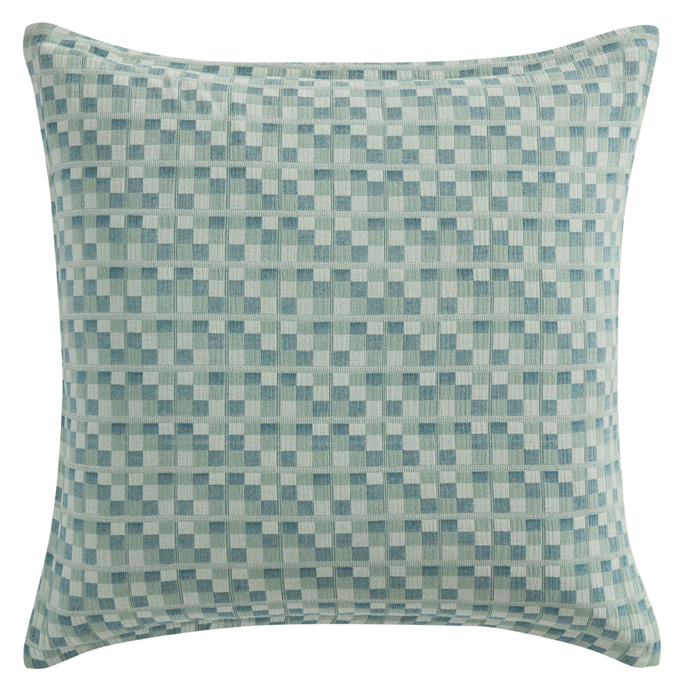 Logan and Mason Tessellate Aegean European Pillowcase | My Linen