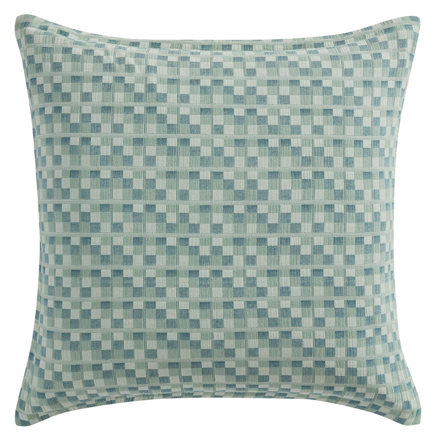 Logan and Mason Tessellate Aegean European Pillowcase | My Linen