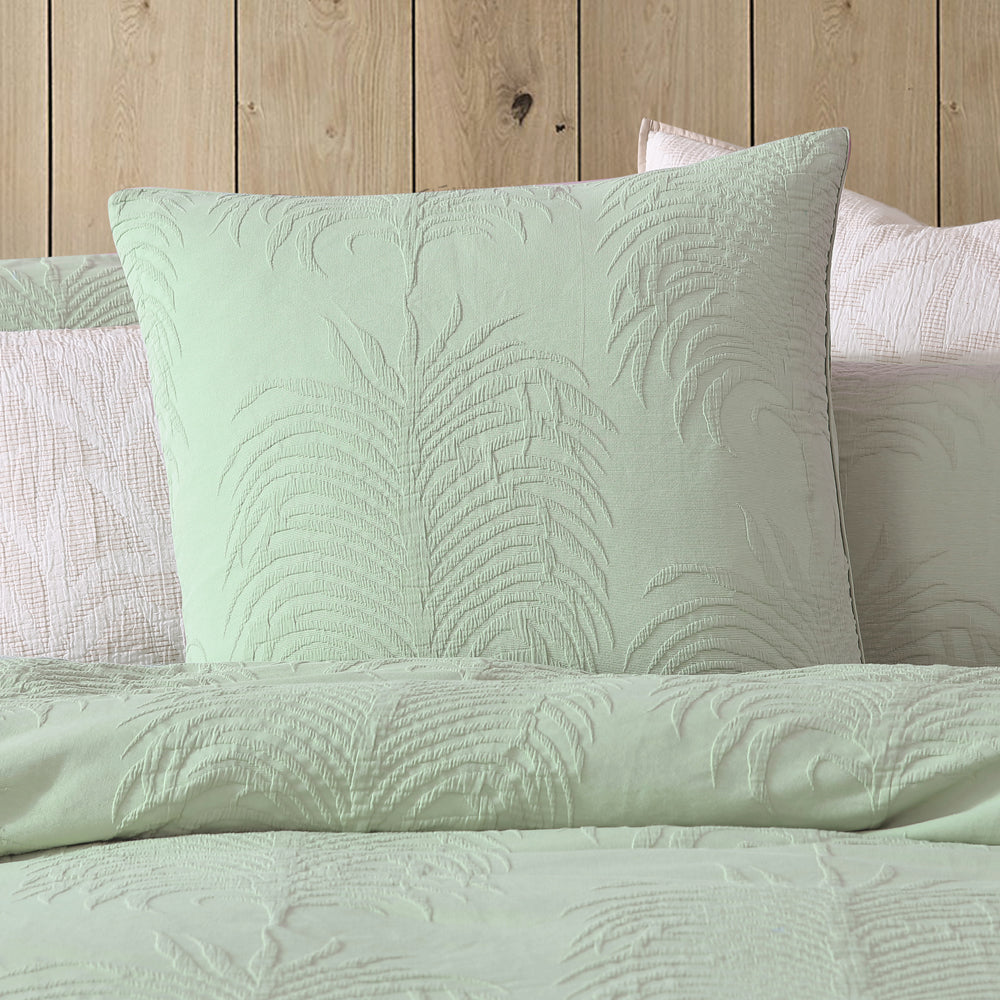 Tropicana Sage Quilt Cover Set | Queen Bed