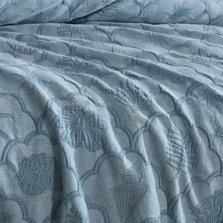 Platinum Logan and Mason Venice Aegean Quilt Cover Set Detail | My Linen