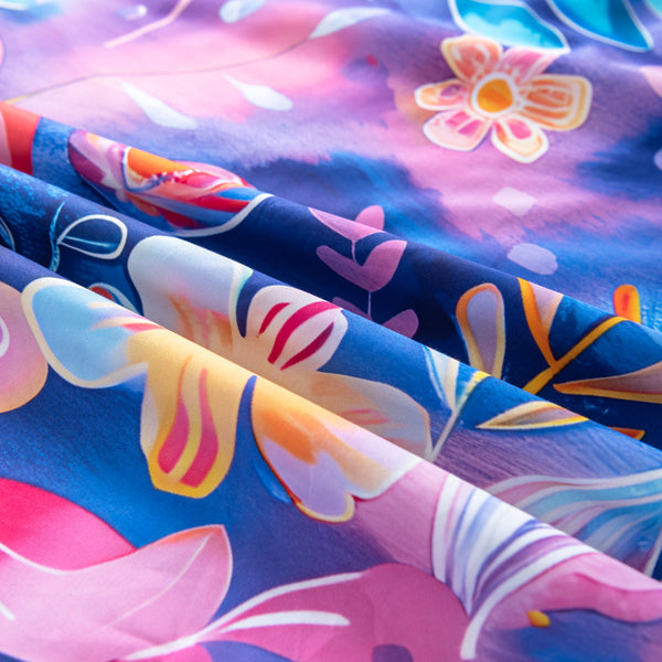 My Linen Midnight Bloom Quilt Cover Set Detail | My Linen