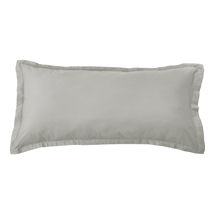 Mia Grace Cotton Percale 300TC Dove Silver King Pillowcase | My Linen