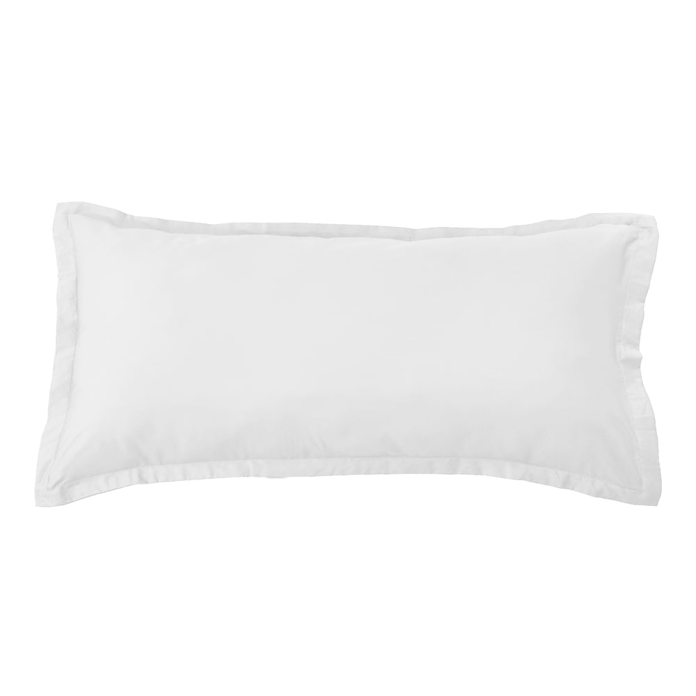 Mia Grace Cotton Percale 300TC Fresh White King Pillowcase | My Linen
