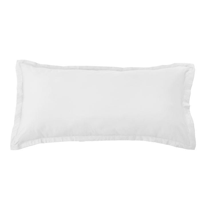 Mia Grace Cotton Percale 300TC Fresh White King Pillowcase | My Linen