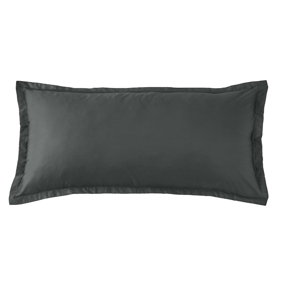 Mia Grace Cotton Percale 300TC Slate Charcoal King Pillowcase | My Linen