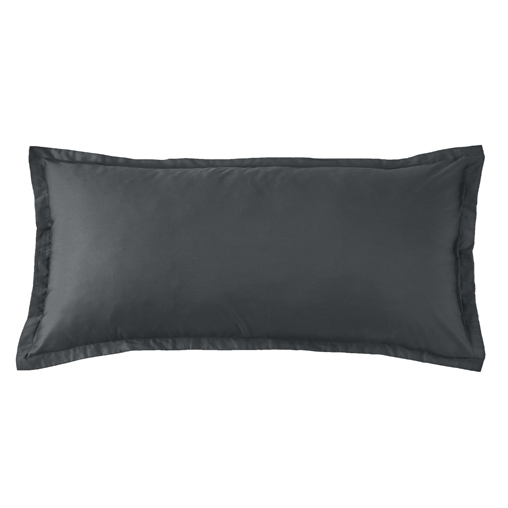 Mia Grace Egyptian Cotton 500TC Ash Charcoal King Pillowcase | My Linen