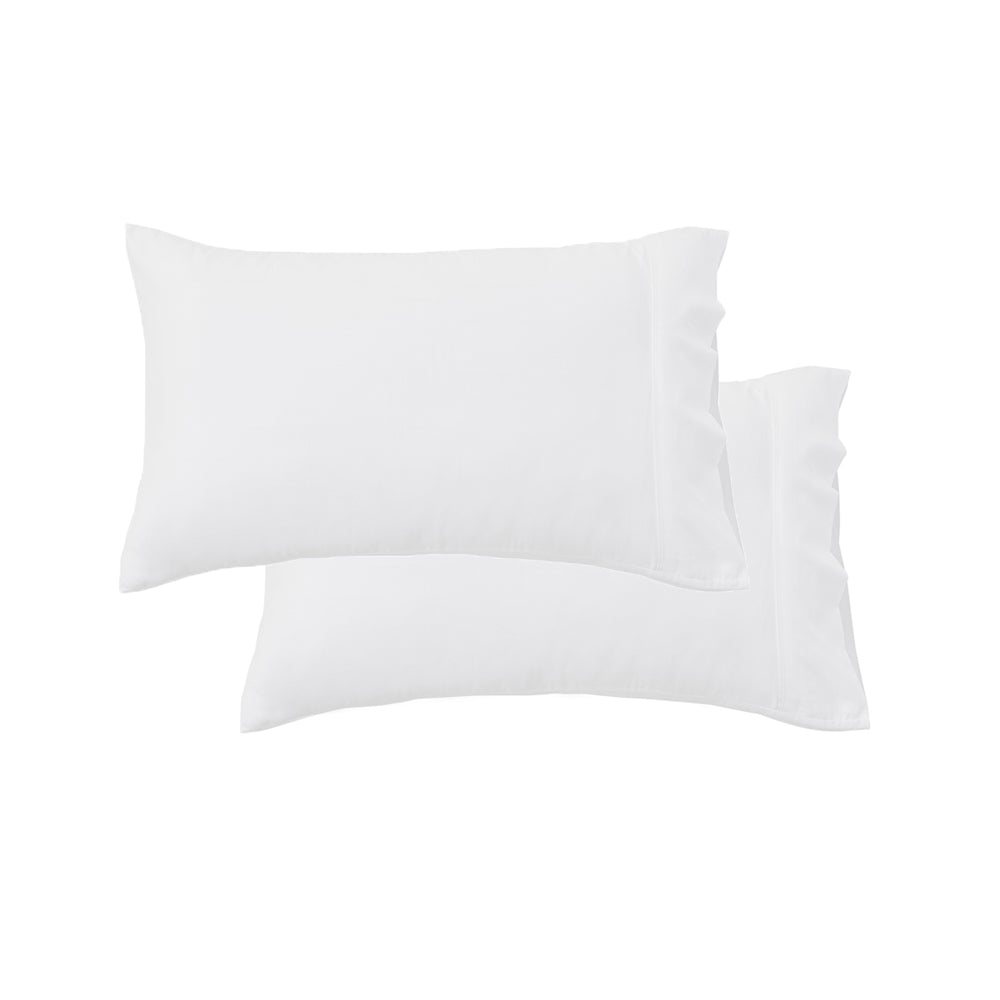 Mia Grace Egyptian Cotton 500TC Cloud White Standard Pillowcase | My Linen