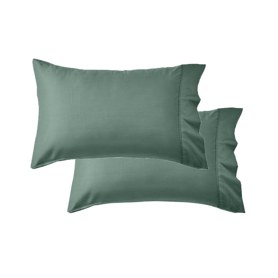 Mia Grace Egyptian Cotton 500TC Green Slate Standard Pillowcase | My Linen