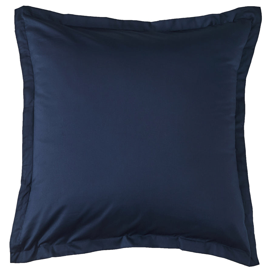 Mia Grace Egyptian Cotton 500TC Harbour Navy European Pillowcase | My Linen