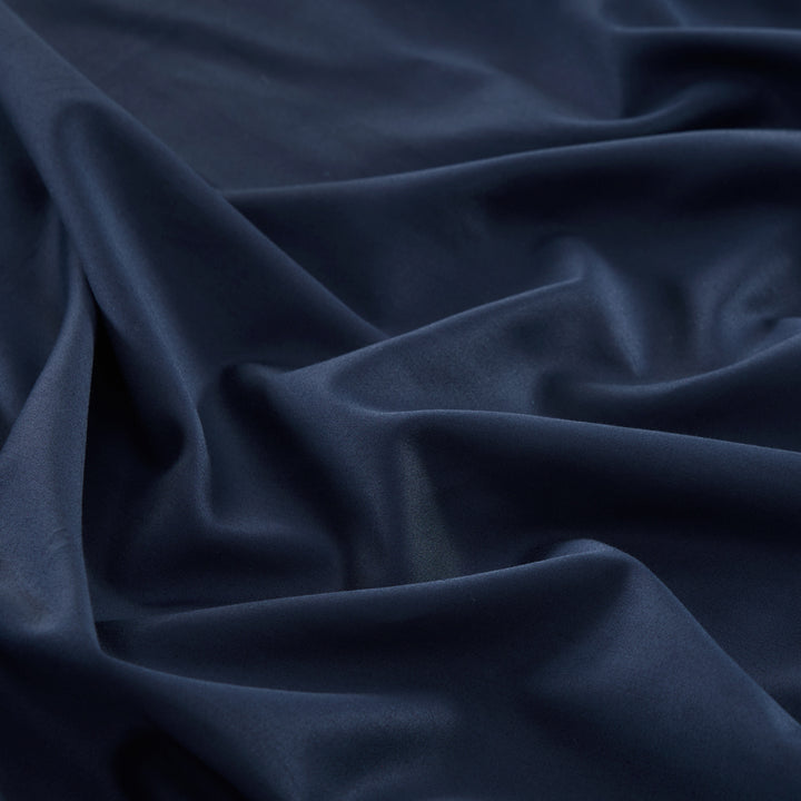 Mia Grace Egyptian Cotton 500TC Harbour Navy Sheet Set Detail | My Linen