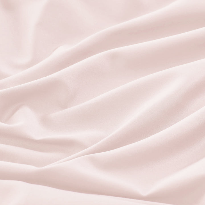 Mia Grace Egyptian Cotton 500TC Petal Pink Sheet Set Detail | My Linen