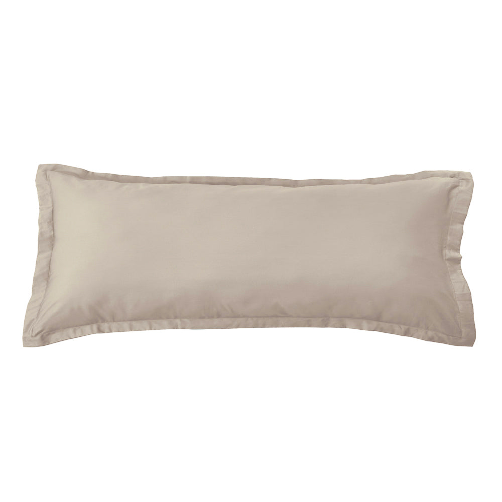 Mia Grace Egyptian Cotton 500TC Stone Taupe Body Pillowcase | My Linen