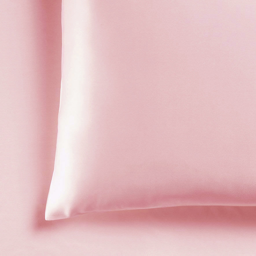 Satin Tea Rose Sheet Set | King Single Bed