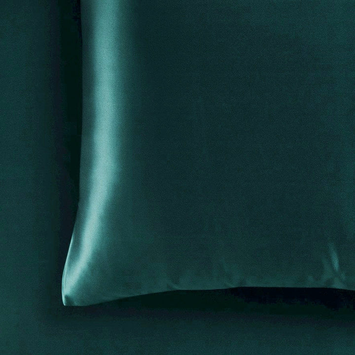 Satin Teal Sheet Set | Double Bed