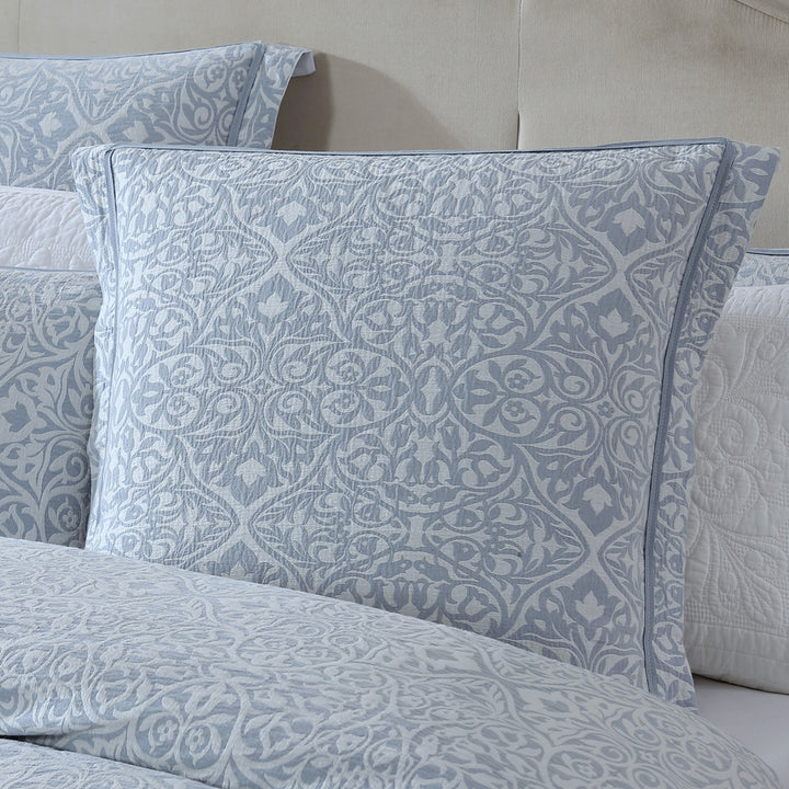 Private Collection Althea Denim European Pillowcase Lifestyle | My Linen