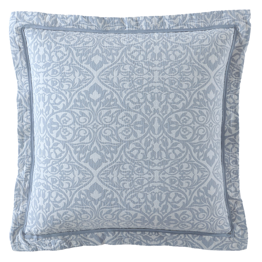 Private Collection Althea Denim European Pillowcase | My Linen