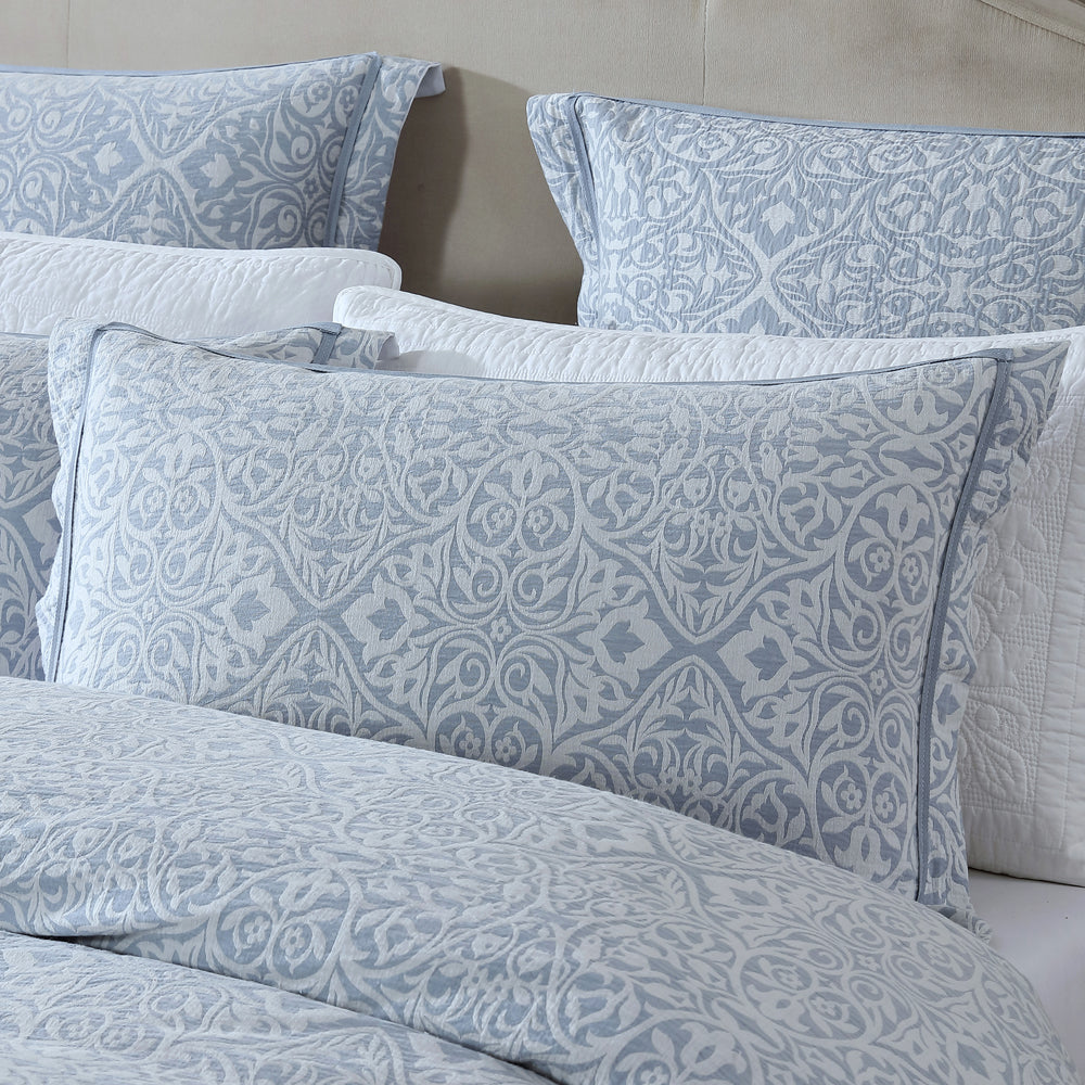 Private Collection Althea Denim Quilt Cover Set Pillow | My Linen
