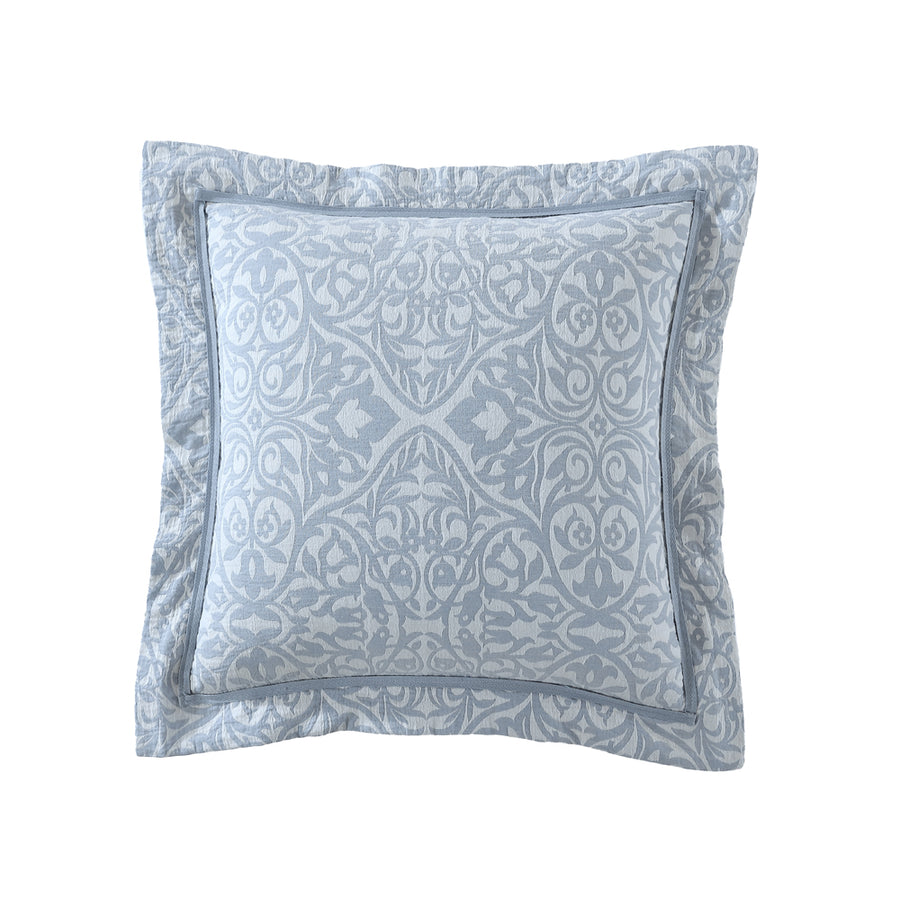 Private Collection Althea Denim Square Filled Cushion | My Linen