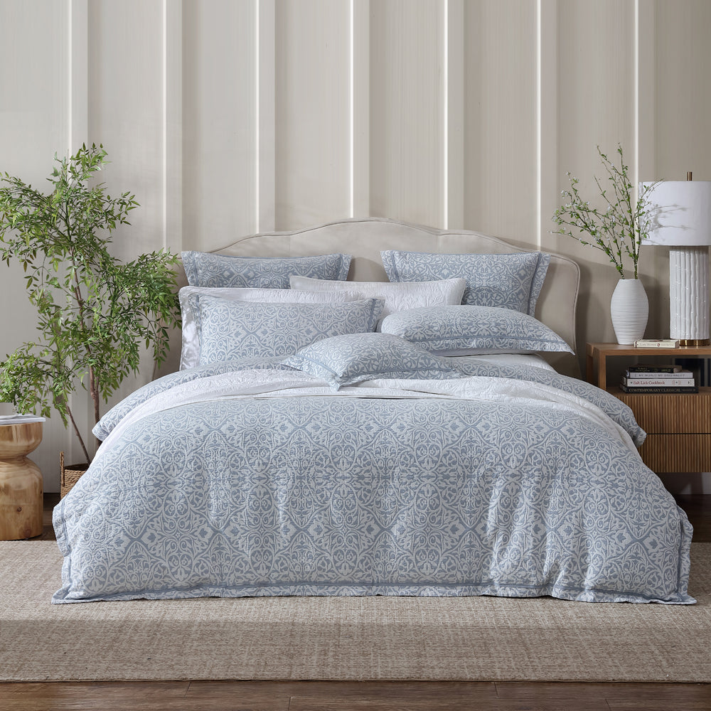 Private Collection Althea Denim Quilt Cover Set | My Linen