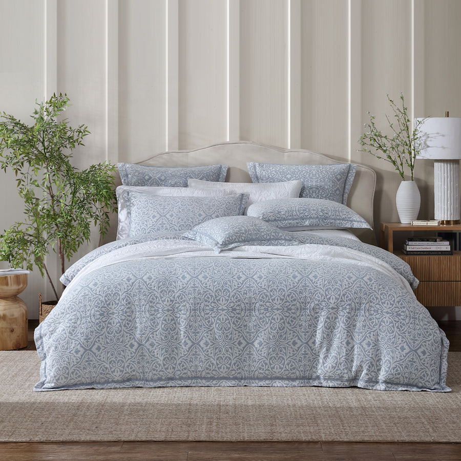 Private Collection Althea Denim Quilt Cover Set | My Linen