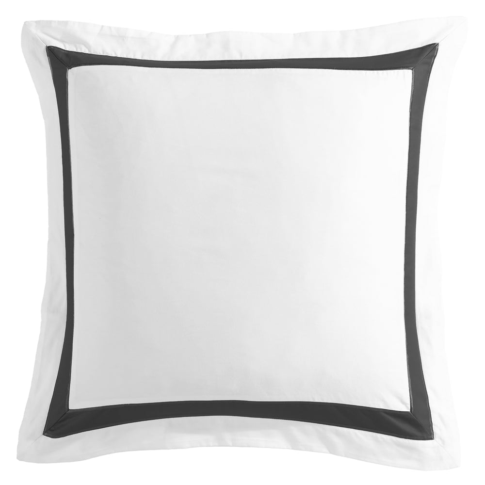 Private Collection Bentley Charcoal European Pillowcase | My Linen