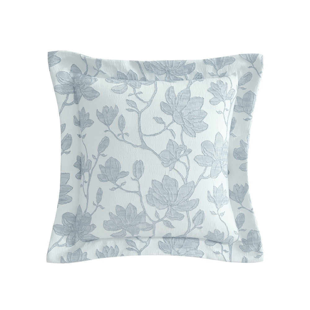 Private Collection Bloom Denim Square Filled Cushion | My Linen
