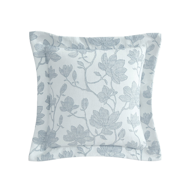 Private Collection Bloom Denim Square Filled Cushion | My Linen