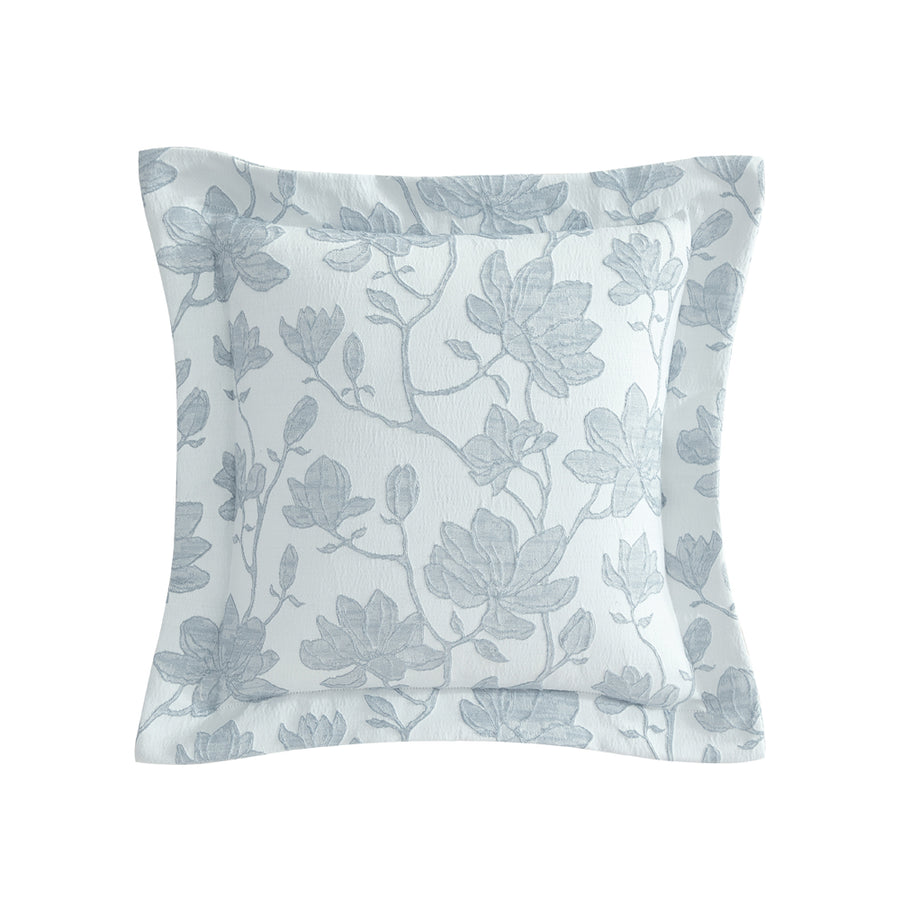 Private Collection Bloom Denim Square Filled Cushion | My Linen