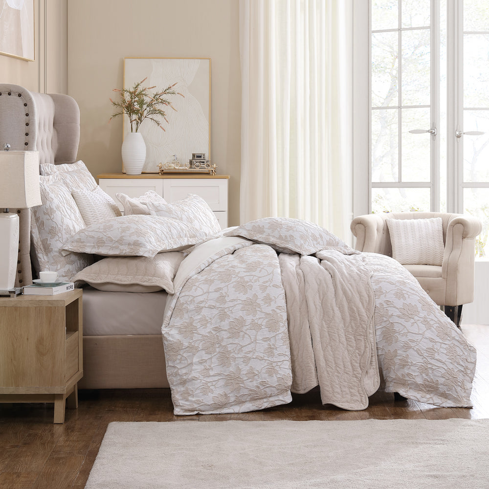 Bloom Stone Quilt Cover Set | Queen Bed