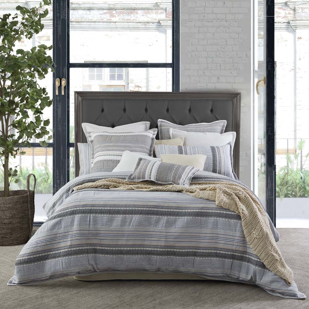 Brunswick Chambray Quilt Cover Set | Queen Bed