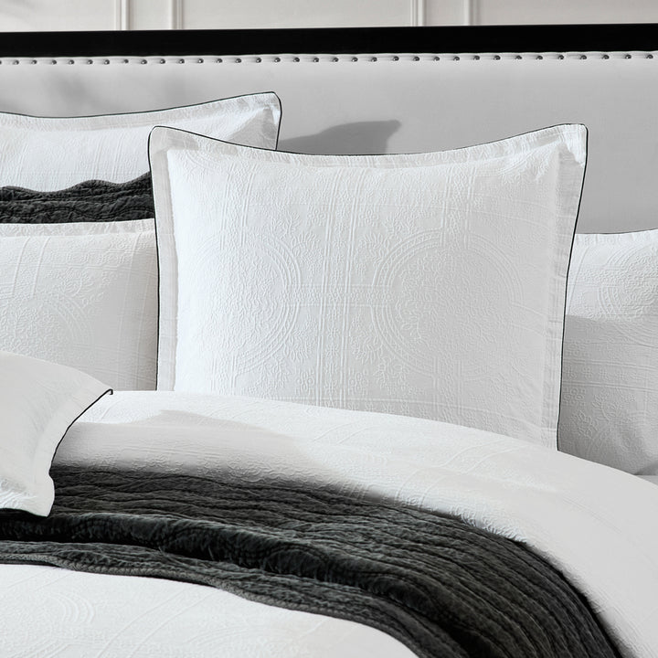 Private Collection Catalina White European Pillowcase Lifestyle | My Linen