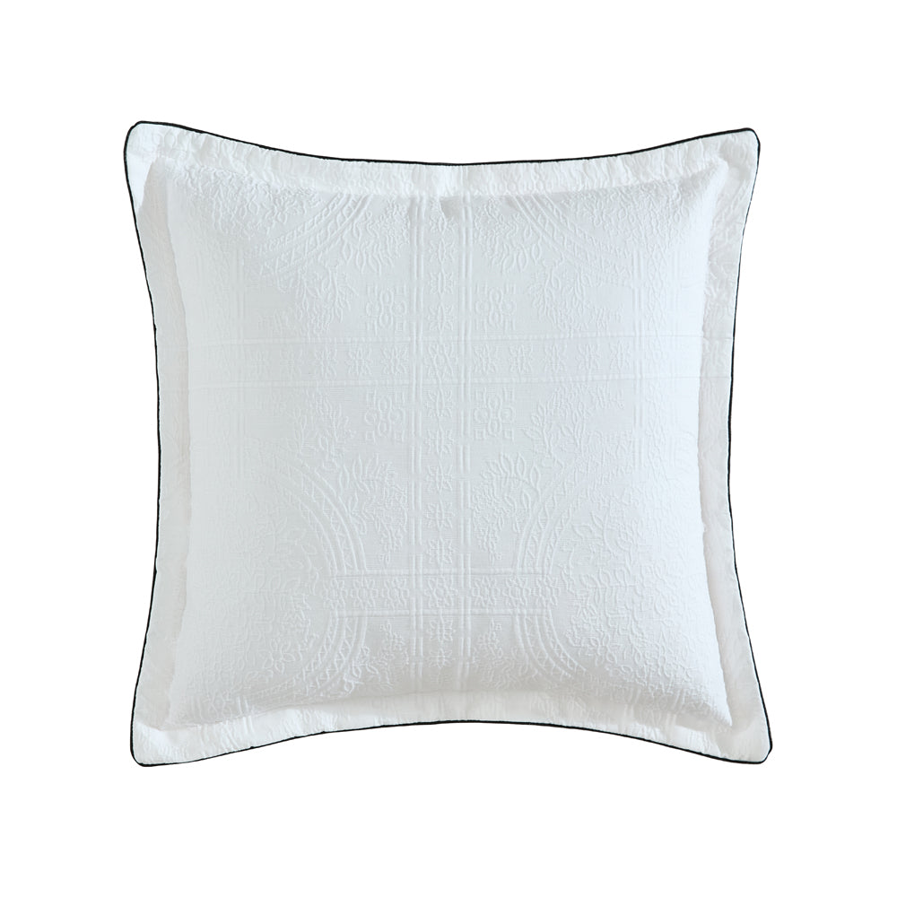 Private Collection Catalina White Square Filled Cushion | My Linen