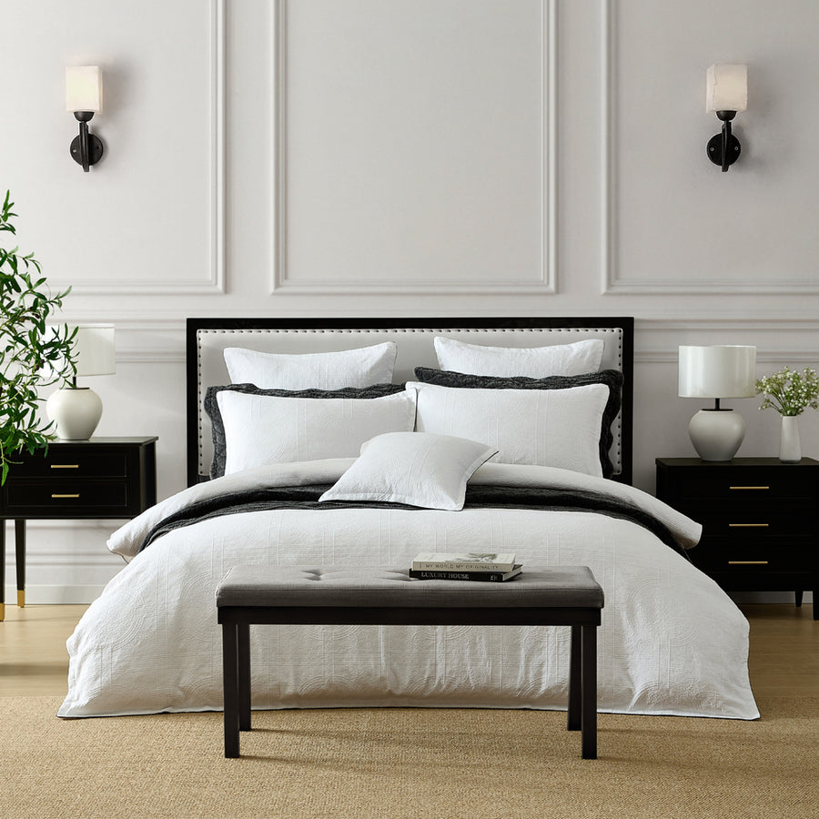 Private Collection Catalina White Quilt Cover Set | My Linen