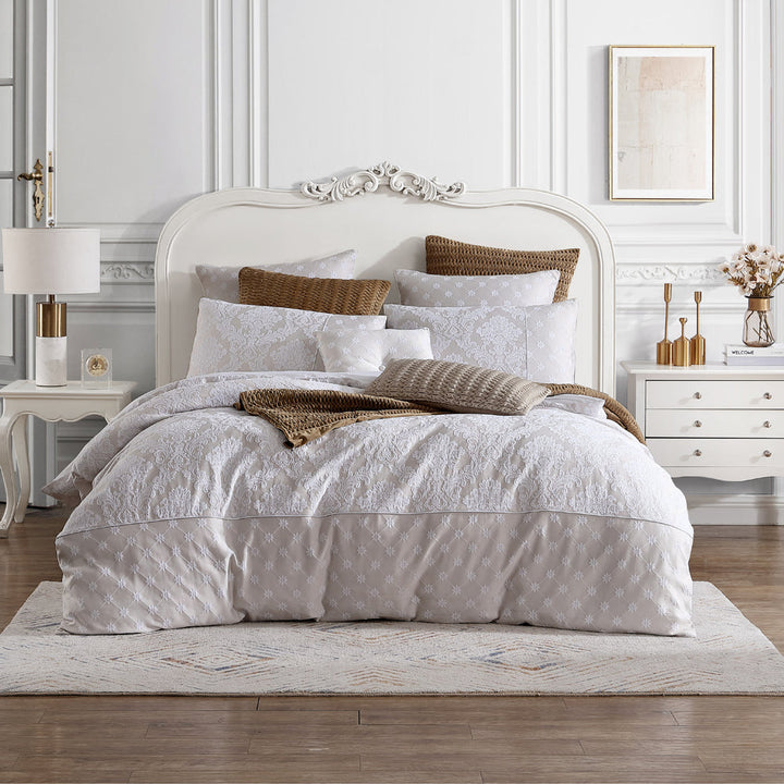 Chantilly Linen Quilt Cover Set | Queen Bed