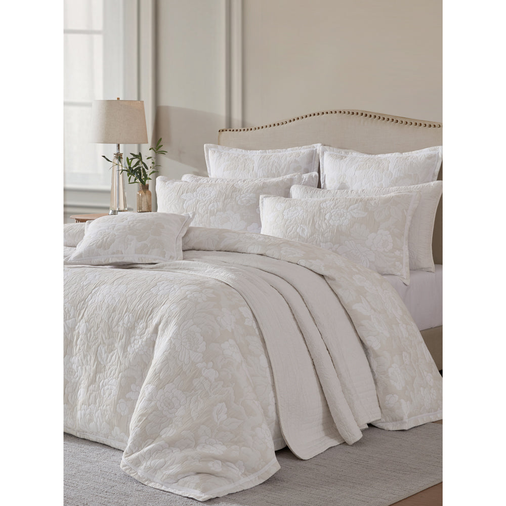 Private Collection Eva Stone Quilt Cover Set Closeup | My Linen