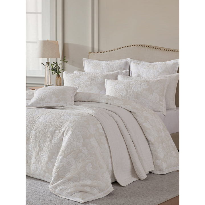 Private Collection Eva Stone Quilt Cover Set Closeup | My Linen