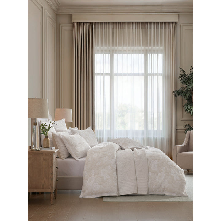 Private Collection Eva Stone Quilt Cover Set Side | My Linen
