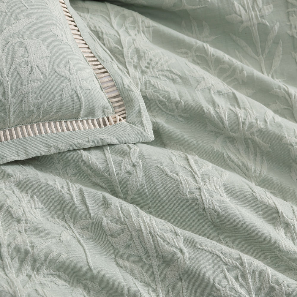 Private Collection Florence Sage Quilt Cover Set Detail | My Linen