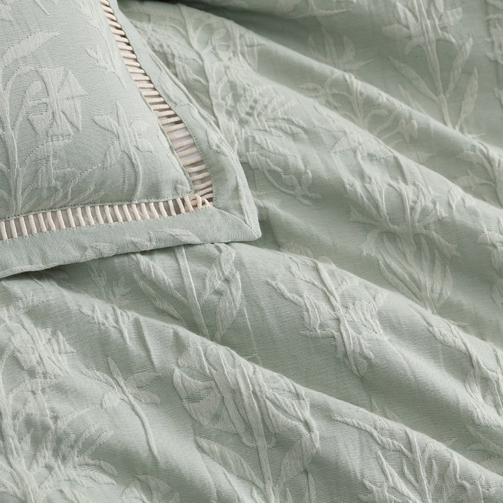 Private Collection Florence Sage Quilt Cover Set Detail | My Linen